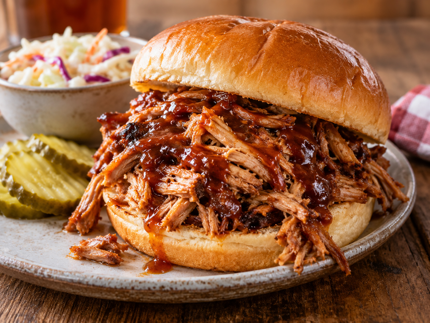 Slow Cooker Smoky BBQ Pulled Pork