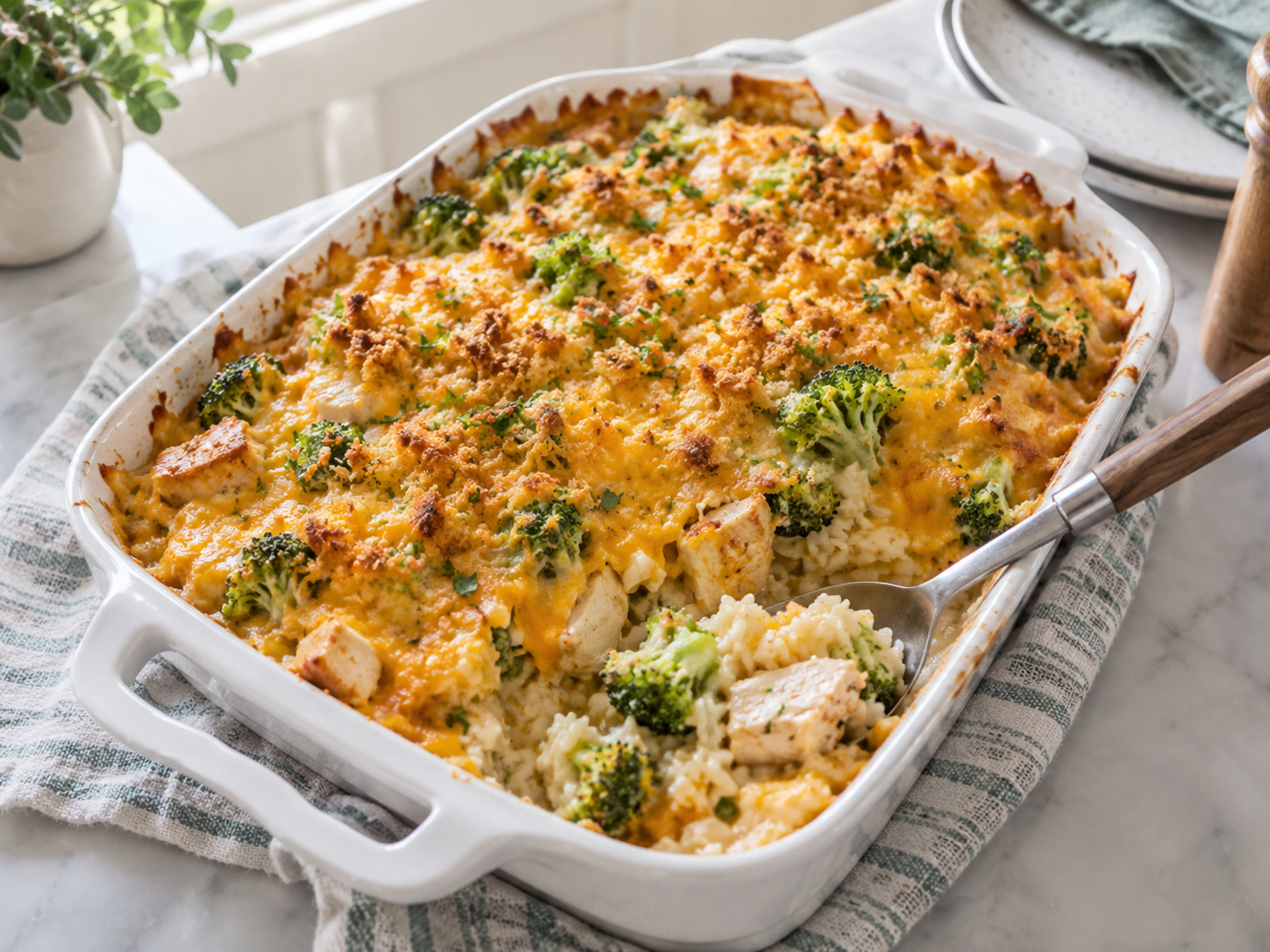 Chicken Broccoli Rice Casserole